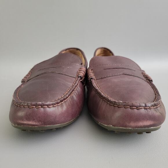 Polo Ralph Lauren Wes Mens Size 11 D Brown Slip On Shoes Driving Penny Loafers main image 4